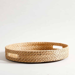 Halo Rattan Tray L