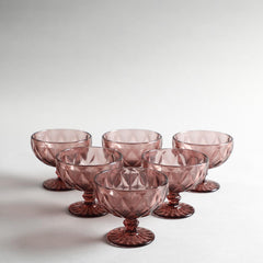Giva Purple Ice Cream Bowl Set Of 6