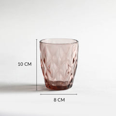 Gianna Purple Drinking Glass Set Of 6