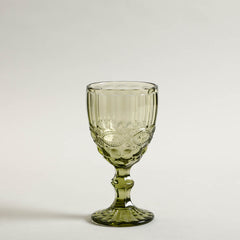 Ella Green Stem Glass Set Of 6
