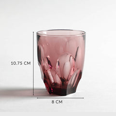 Layla Purple  Drinking Glass  Set Of 6