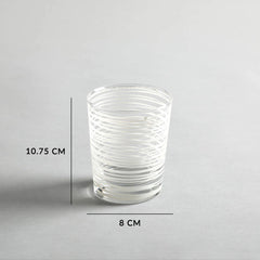 Mila Clear Drinking Glass  Set Of 6