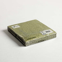 Napkin Green Leaf Set of 15