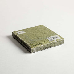 Cocktail Napkins Green Leaf Set of 15