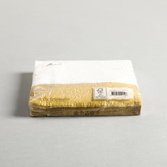 Cocktail Napkins Dip gold Set of 15