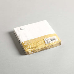 Cocktail Napkins Dip gold Set of 15