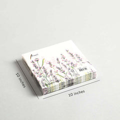 Cocktail Napkins Lavender Set of 20