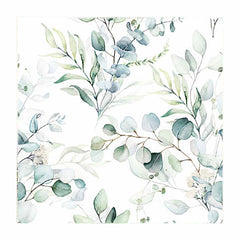 Cocktail Napkins Eucalyptus Set of 20
