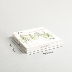 Cocktail Napkins Fresh herbs Set of 20