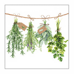Cocktail Napkins Fresh herbs Set of 20