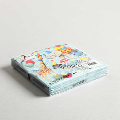 Lunch Napkin Animal birthday Set of 20