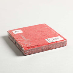 Napkin dark red Set of 15