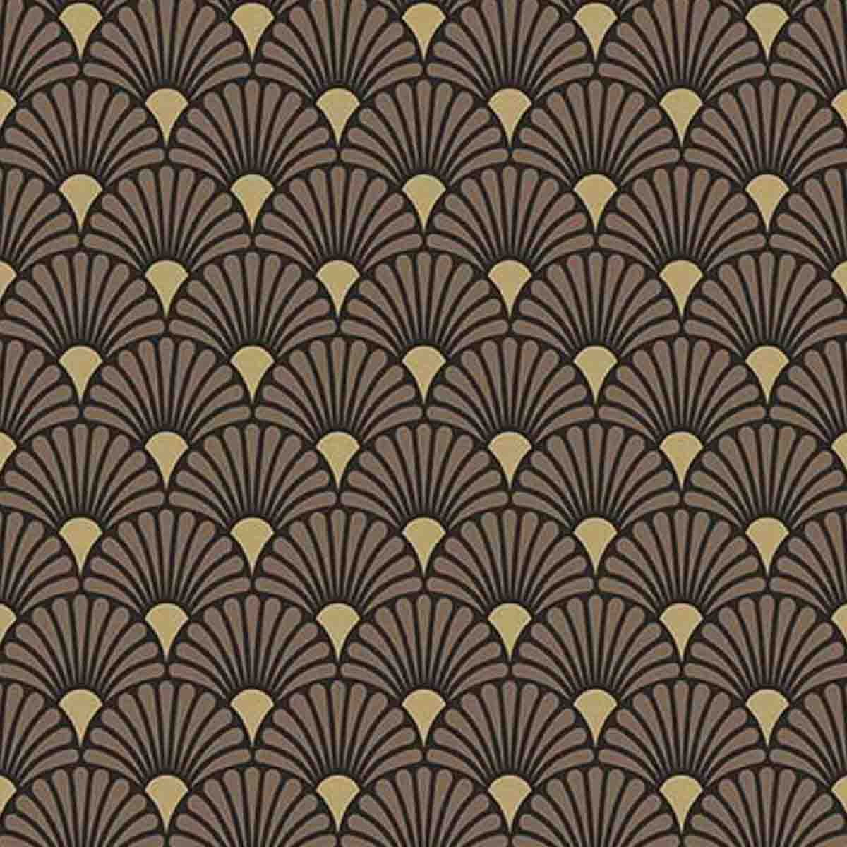 Napkin Art Deco Black / Gold Set of 20
