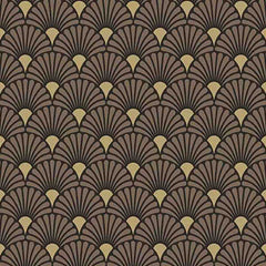 Napkin Art Deco Black / Gold Set of 20