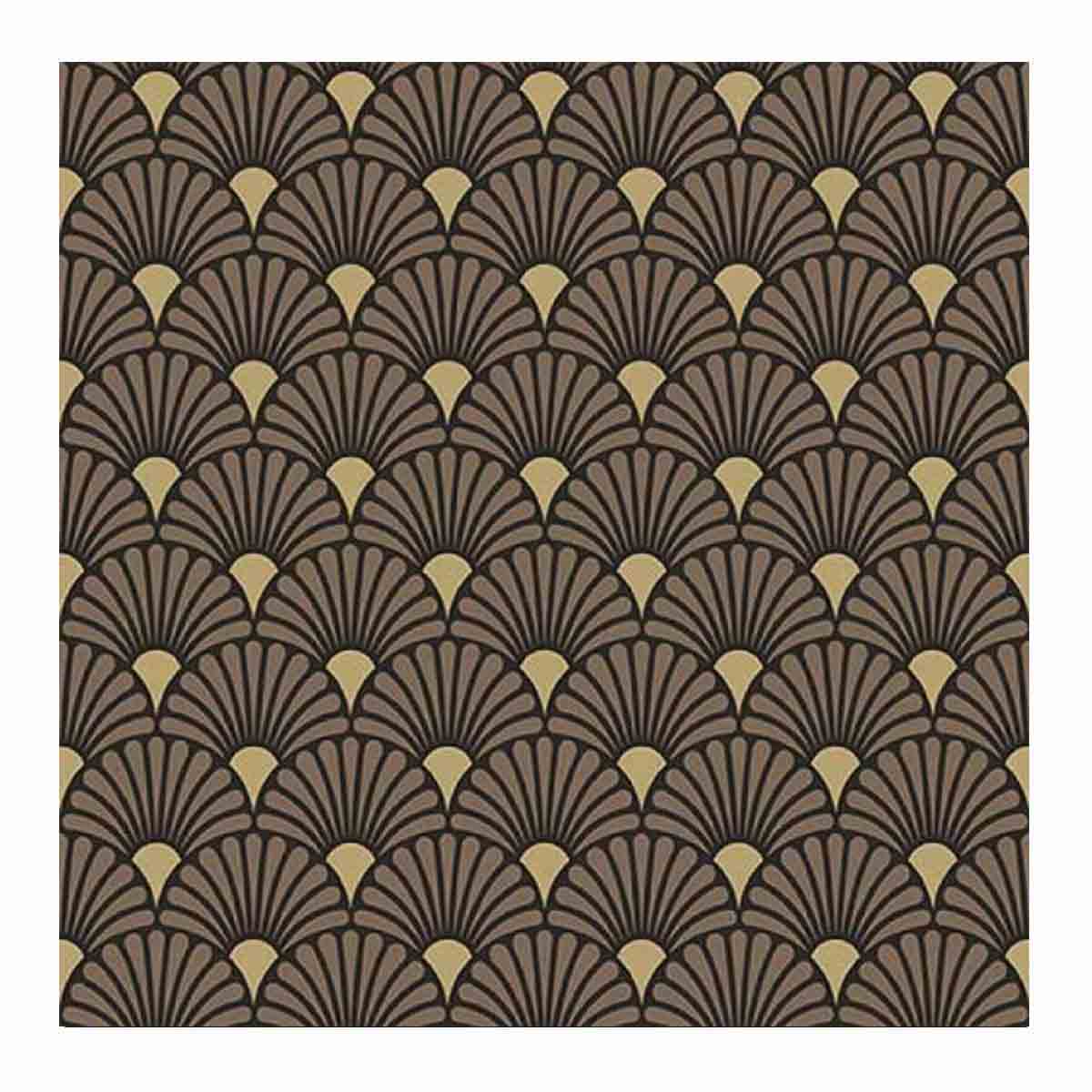 Cocktail Napkin Art deco black/gold Set of 20