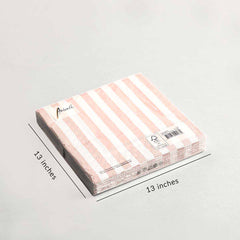 Light Pink Napkins Set of 20