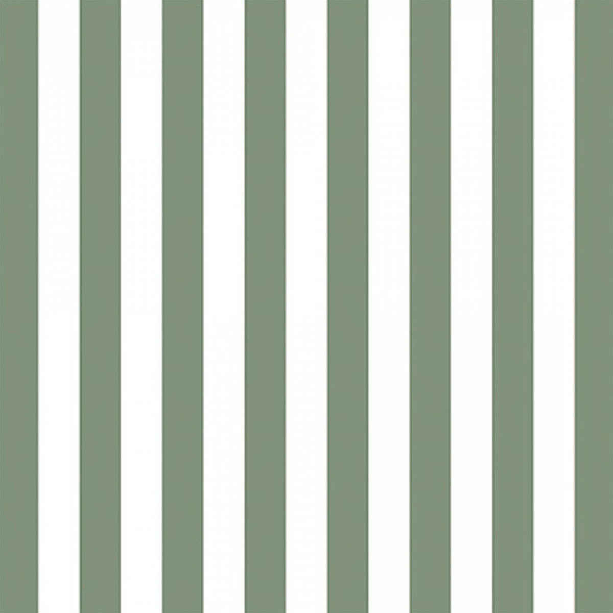 Napkin Stripes sage Set of 20