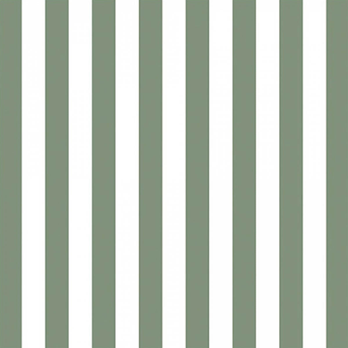 Napkin Stripes sage Set of 20