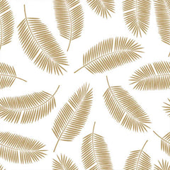 Napkin Palm leaves gold Set of 20