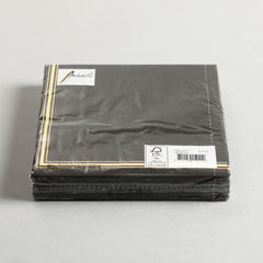 Napkin Lea black Set of 20