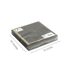 Napkin Lea black Set of 20