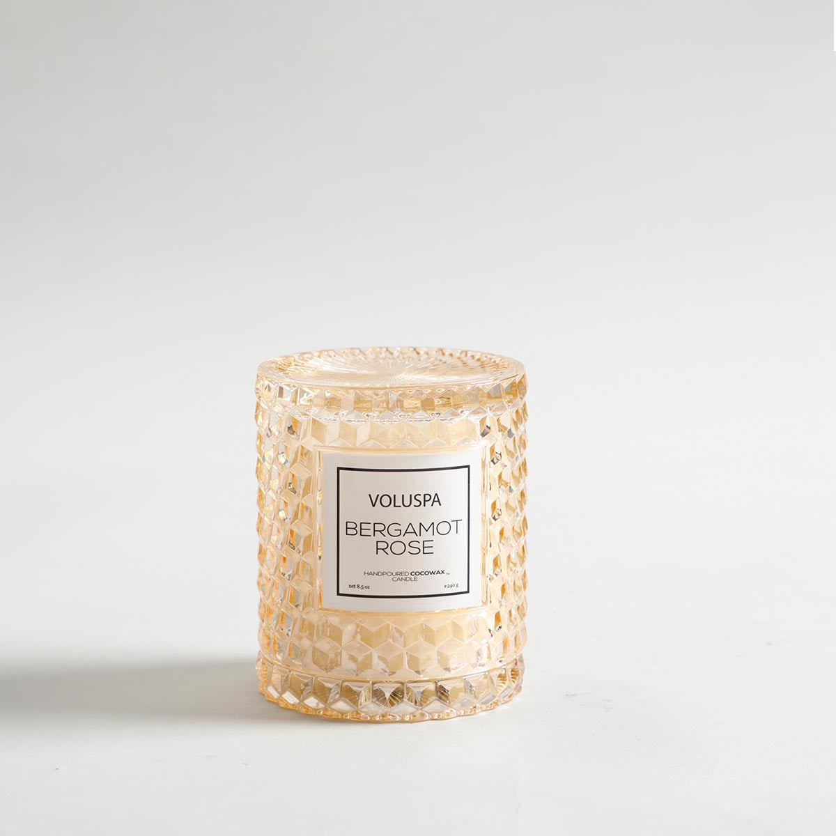 Bergamot Rose Cloche Candle