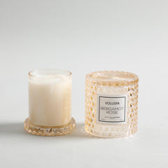 Bergamot Rose Cloche Candle