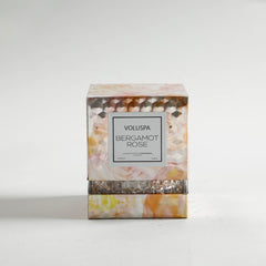 Bergamot Rose Cloche Candle