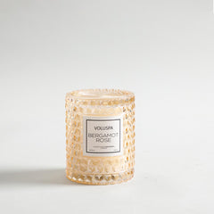 Bergamot Rose Cloche Candle