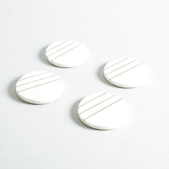 Brie Marble Coaster Set Of 4