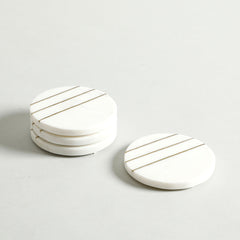 Brie Marble Coaster Set Of 4