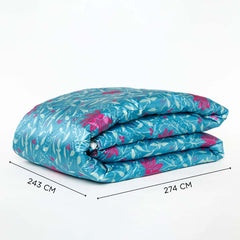 Vrinda Quilt With Cushion Covers Set