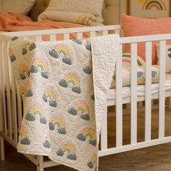 Raindrop Small Quilt and Bolsters Set of 2