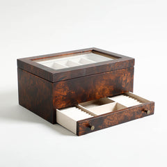 Sahaj Brown Jewellery Box