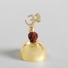 Om Pooja Thali Set in Gold