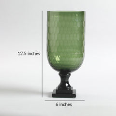 Devid Honeycomb Cut Candle Holder Small