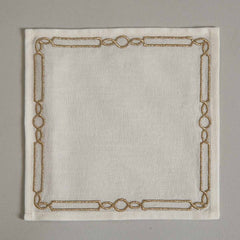 Cosimo Embroidery Cocktail Napkin Set Of 6