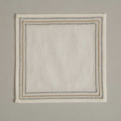 Oswin Embroidery Cocktail Napkin Set Of 6