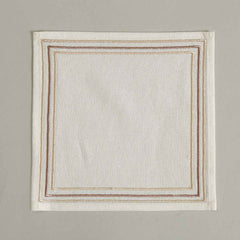 Benno Embroidery Cocktail Napkin Set Of 6