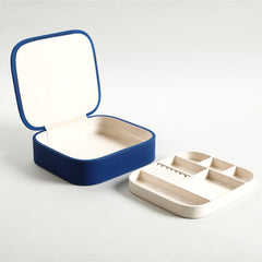 Silas Jewellery Box Navy Blue