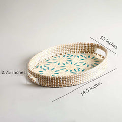 Isla Rattan Tray Large