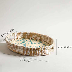 Isla Rattan Tray Small
