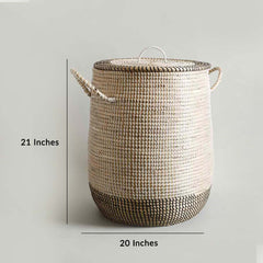 Zaire Seagrass Storage Basket Large