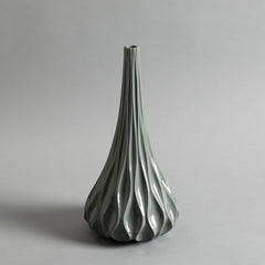 Ocean Wave Big Vase- Grey