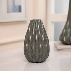 Ocean Wave Small Vase- Grey