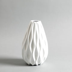 Ocean Wave Small Vase- White