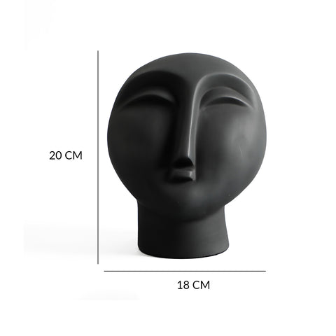 Gypsy Decorative Sculpture Black