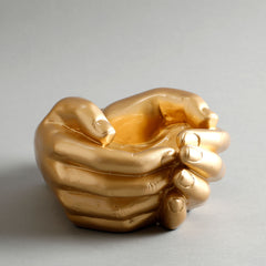 Hand Planter- Gold