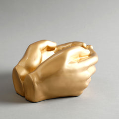Hand Planter- Gold