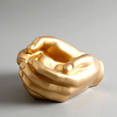 Hand Planter- Gold